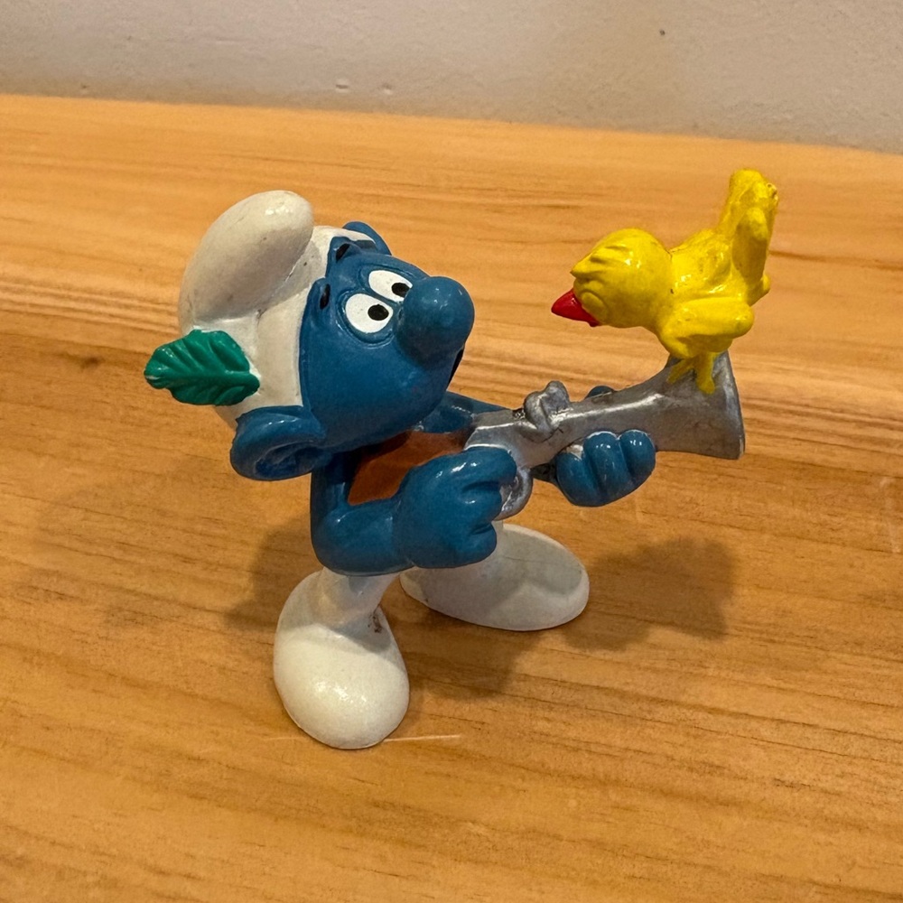 Vintage smurf figurine